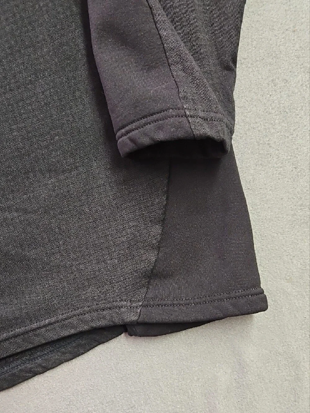 Vintage Patagonia R1 Flash Pullover 1999 Made In USA Black Grid Fleece L 40100